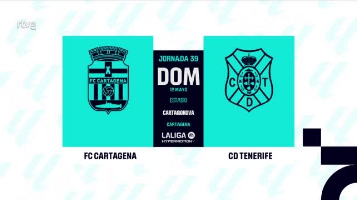 Resúmenes de LaLiga - Cartagena - Tenerife: resumen partido 39ª jornada | Segunda