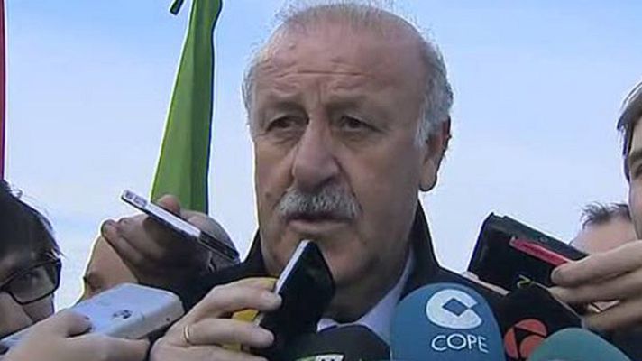 Telediario 1 - Del Bosque, a Wenger: "La realidad se verá en el campo"