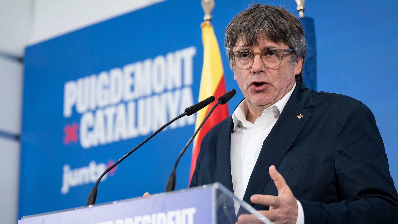 Puigdemont anuncia que se presentará a la investidura - Telediario 1 | Ver