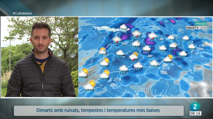 El temps - Tornen els xàfecs, les tempestes i la fresqueta