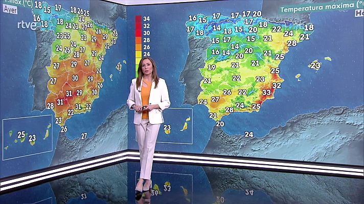El tiempo - Descenso acusado de las temperaturas en la mayor parte de la Península