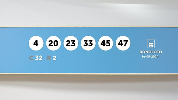 SELAE - Sorteo de la Lotería Bonoloto y Euromillones del 14/05/2024