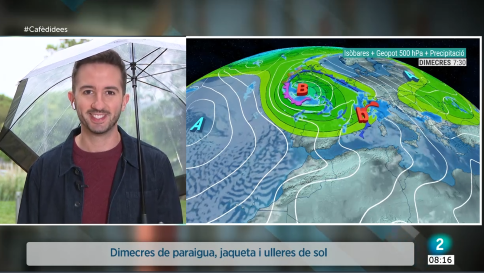 El Temps - Més fresca amb ruixats i tempestes cada dia | Veure