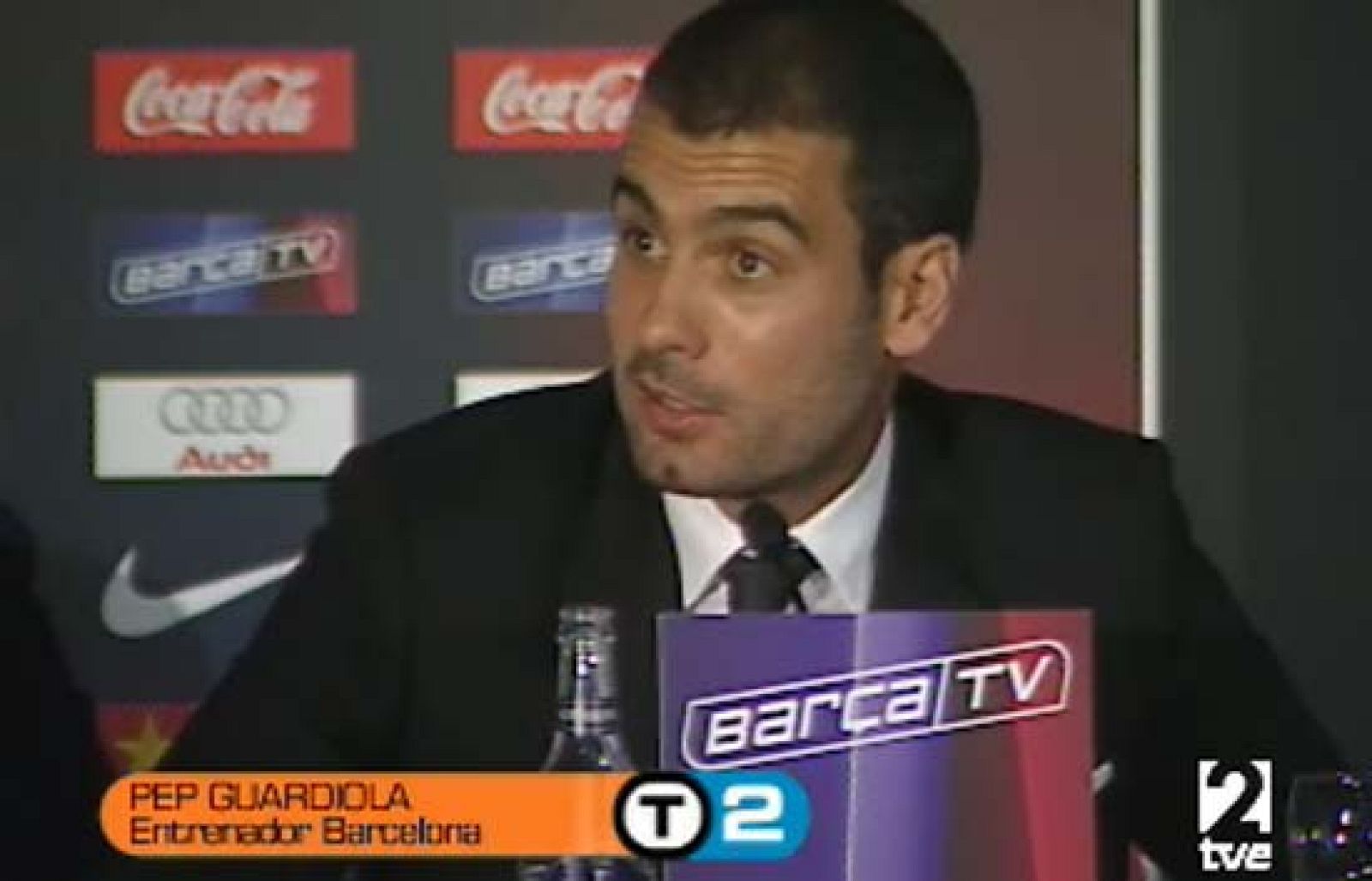 En su presentación como nuevo entrenador del Barça, Pep Guardiola señala que siente necesario un cambio en la plantilla.