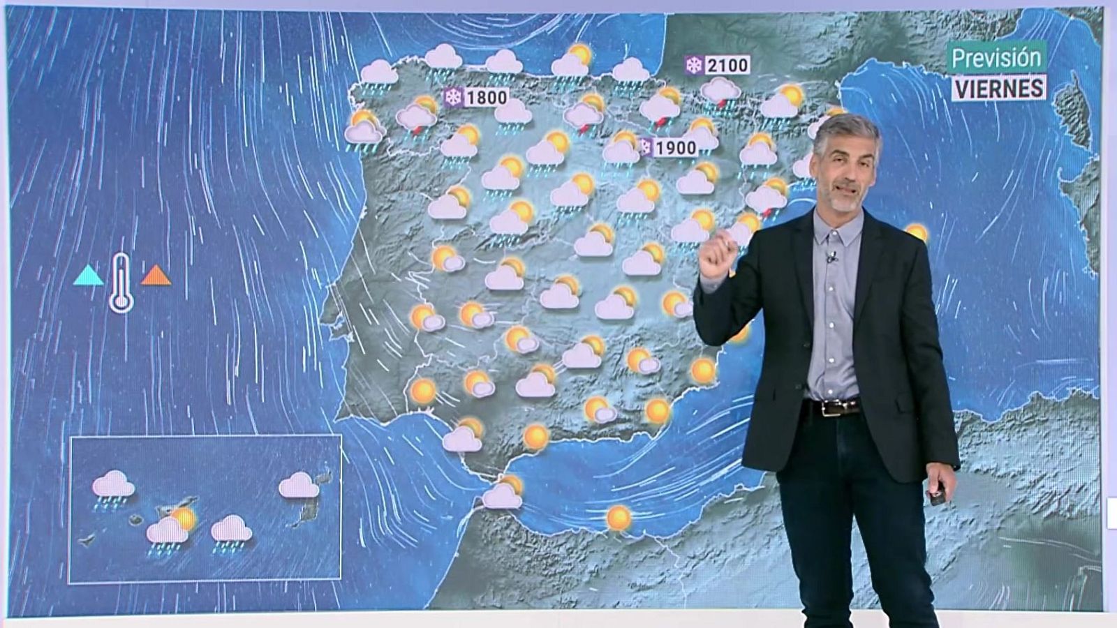 Chubascos localmente fuertes en Cataluña - ver ahora