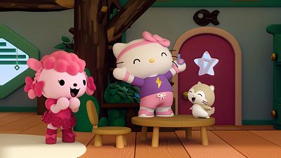 Noche de juegos - Hello Kitty Super Style! | Ver