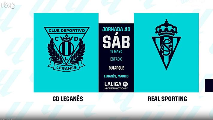 Resúmenes de LaLiga - Leganés - Sporting: resumen del partido, 40ª jornada