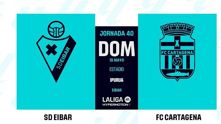 Resúmenes de LaLiga - Eibar - Cartagena: resumen del partido, 40ª jornada