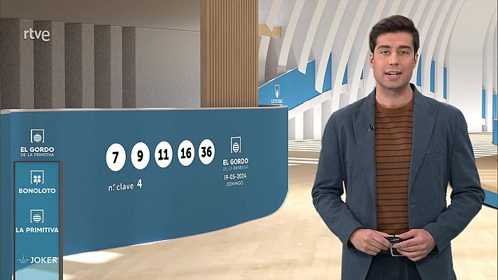 Loterías - Sorteo de la Bonoloto y El Gordo de la Primitiva del 19/05/2024
