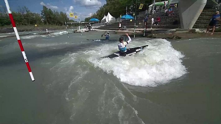 Piragüismo - Piraguismo. Campeonato de Europa Slalom. Finales equipos canoa (M)