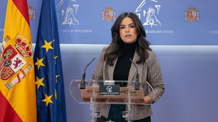 La hora de La 1 - Pepa Millán, Vox, sobre las palabras de Milei a Sánchez: "Demasiado educado fue"