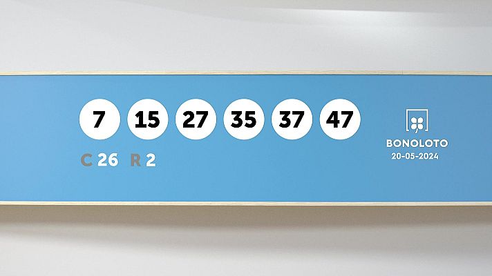 SELAE - Sorteo de la Lotería Bonoloto del 20/05/2024