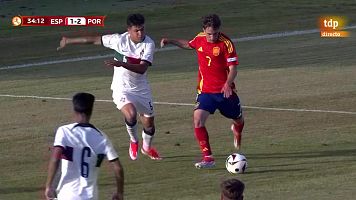 Espaa debuta con derrota frente a Portugal en la Euro sub-17