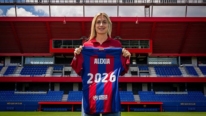 Telediario 2 - Alexia Putellas renueva su contrato con el Barça hasta 2026