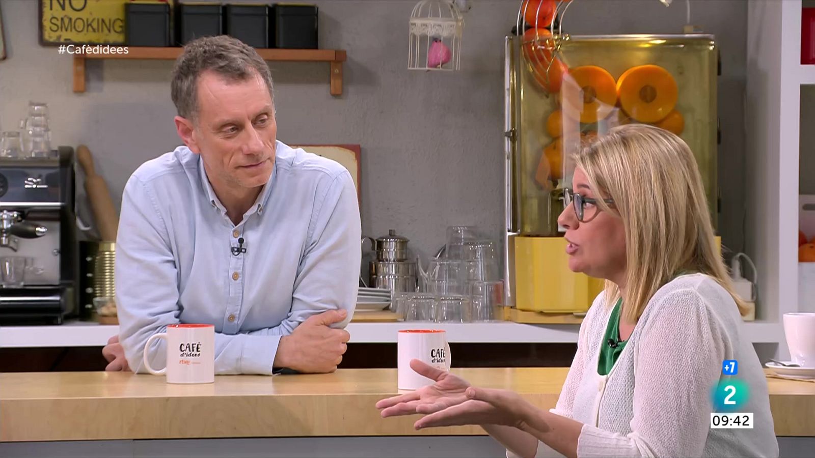 Joan Negrié i Victòria Pagès presenten l'obra 'Amnèsia' - Cafè d'idees | Veure