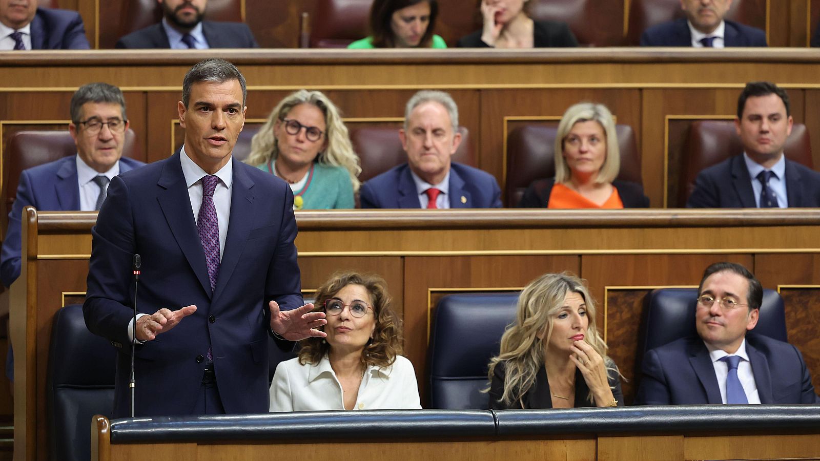 Choques en el pleno del Congreso por Begoña Gómez y Javier Milei | Ver