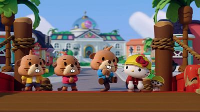 Un puente entre castores - Hello Kitty Super Style! | Ver