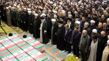 Tehern despide a Rais con un multitudinario funeral con la presencia de varios dirigentes internacionales