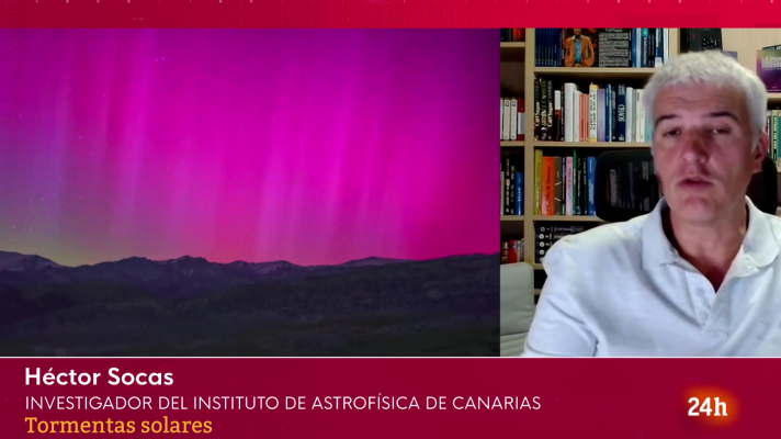 Diario 24 - Héctor Socas: "Las tormentas solares son erupciones muy energéticas que se producen en el Sol"