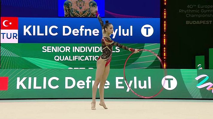 Gimnasia rítmica - Campeonato de Europa. Calificación Individual: Grupo D
