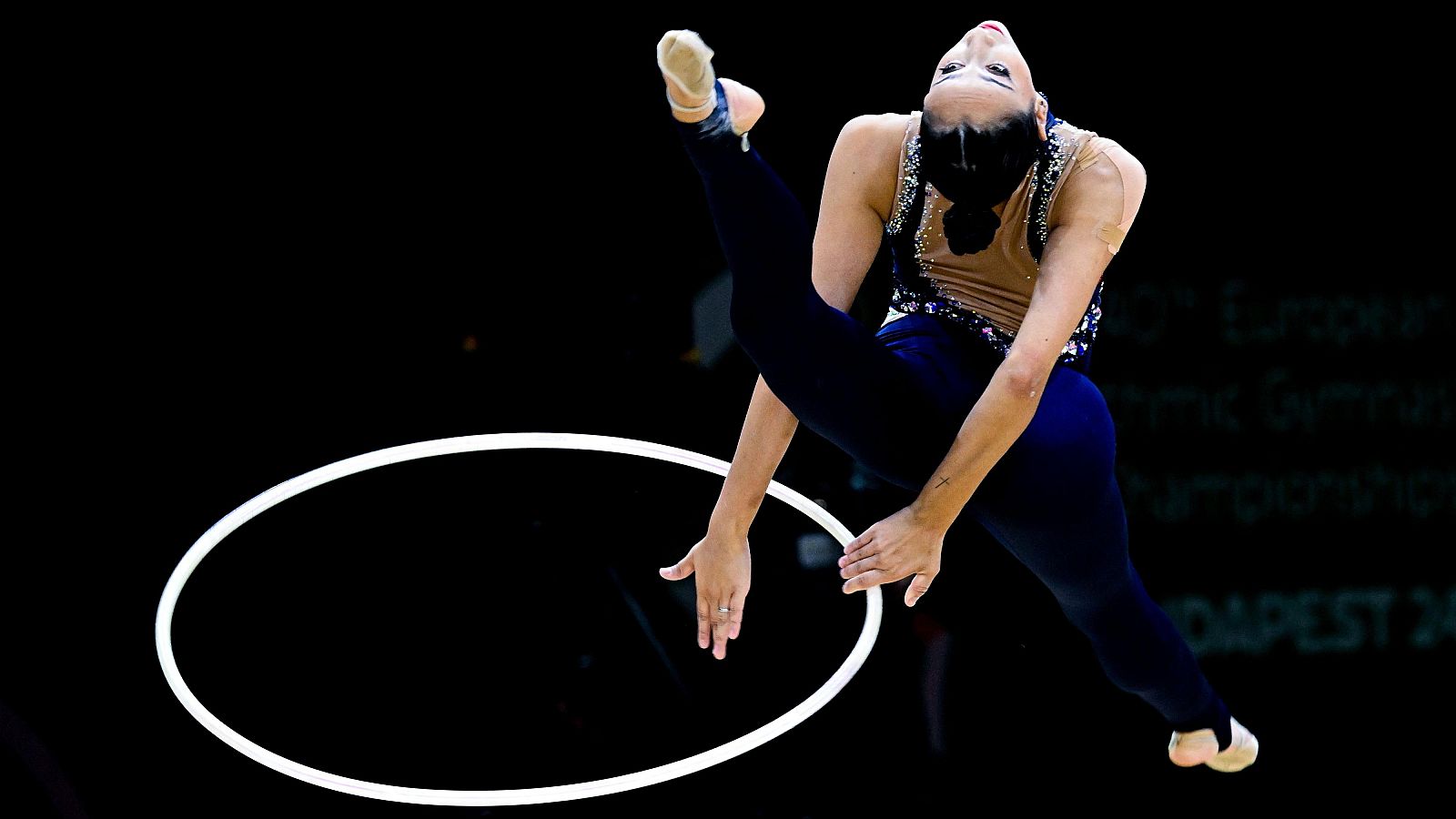 Alba Bautista y su brillante ejercicio en el Europeo de rítmica - Gimnasia rítmica | Ver