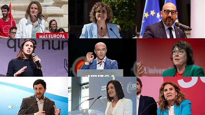 Telediario 2 - Arranca la campaña de las europeas con los líderes nacionales lanzados en medio de una continua tensión política