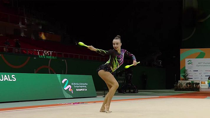 Gimnasia rítmica - Campeonato de Europa. Calificación Individual: Grupo D