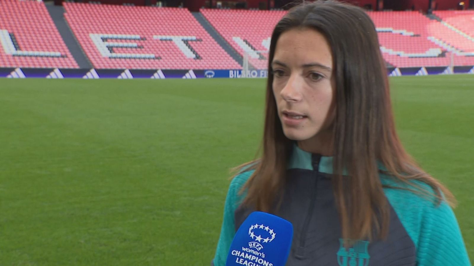Aitana: "El Barça tiene un estilo muy claro. El Lyon se adapta" - Champions League | Ver