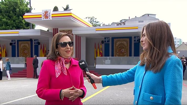 Especiales informativos - Robles afirma que el reconocimiento del estado palestino es una apuesta por la paz que "no va contra Israel"