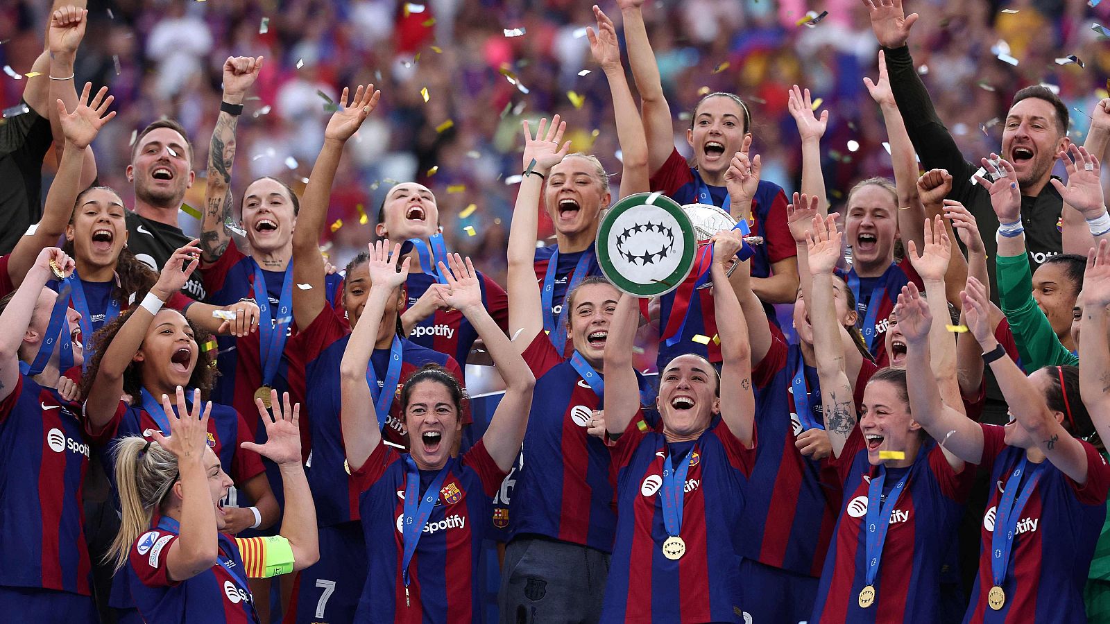 Fútbol - Fiesta de celebración FC Barcelona UEFA Women Champions League - 26/05/24 - ver ahora