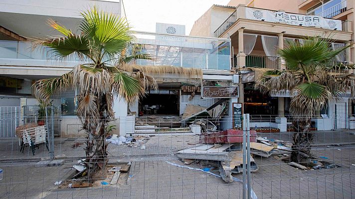 Telediario 1 - La terraza del Medusa Beach de Palma no tenía licencia de actividad ni de ocupación