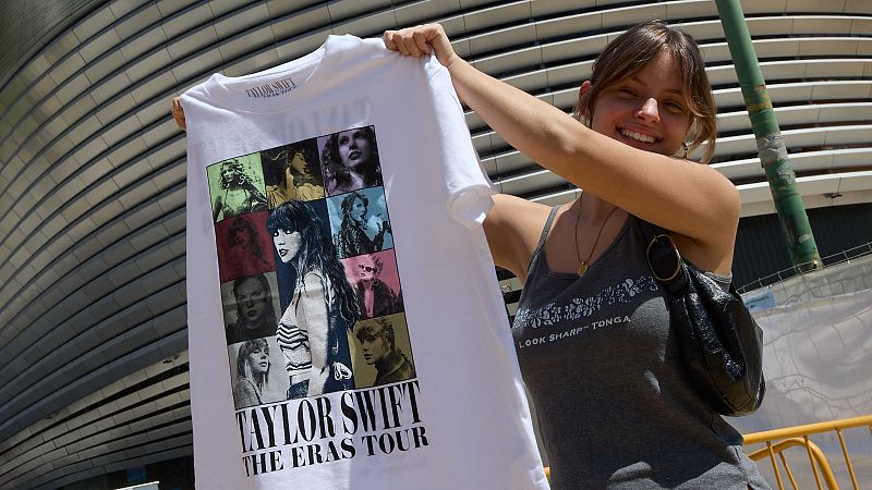 Taylor Swift llega a Madrid con su exitosa gira con la que está recorriendo el mundo | Ver