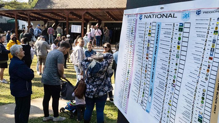  - Sudáfrica enfrenta unas elecciones que pueden acabar con la mayoría del Congreso Nacional Africano