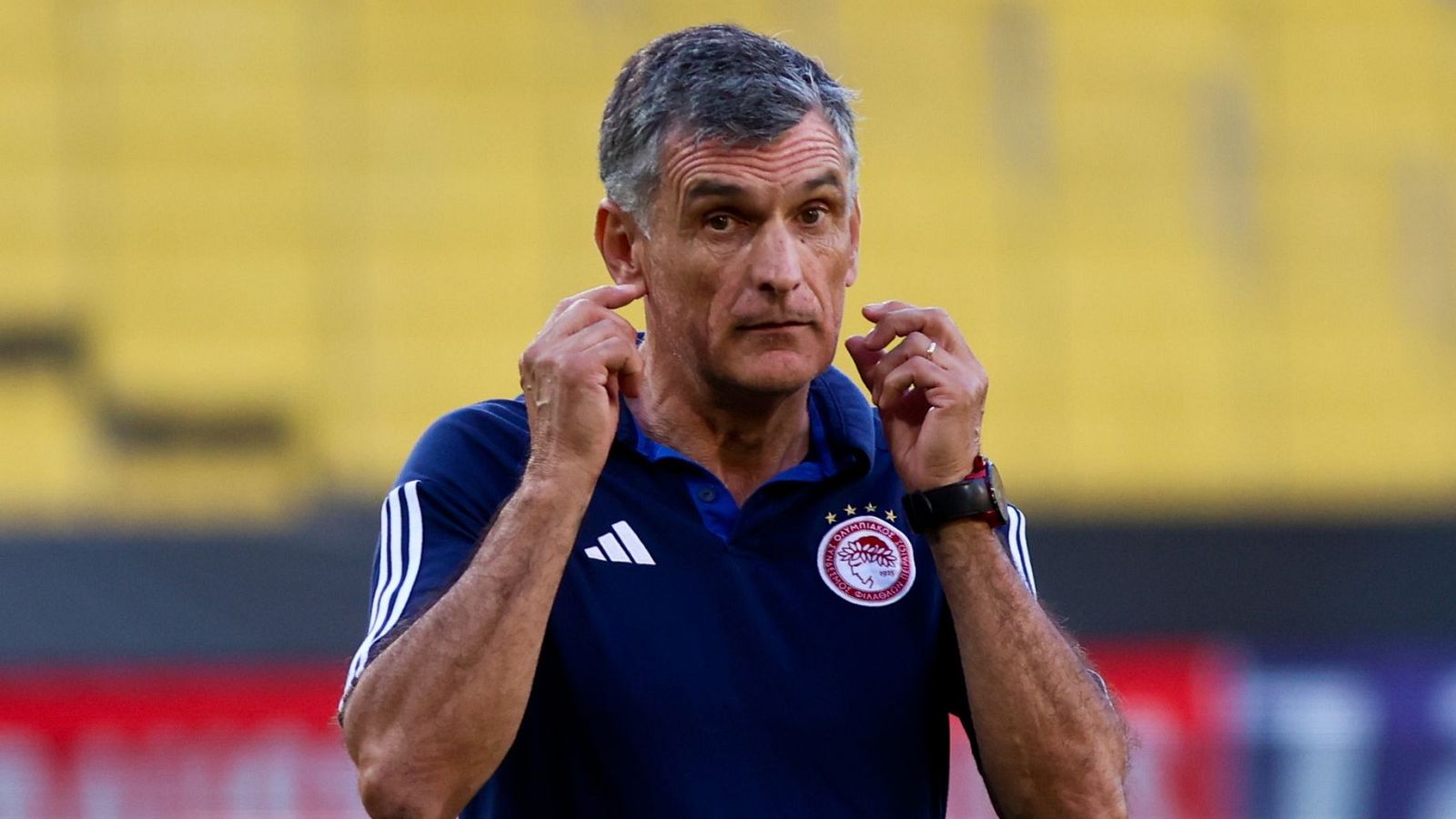 Mendilibar: "Lo que hemos ganado es para la gente de Olympiacos" | Ver