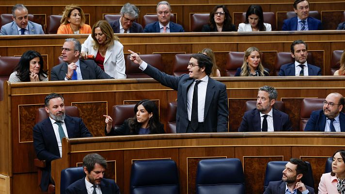 Informativo 24h - El debate de la amnistía en el Congreso se tensa con la bronca entre Vox y Sumar