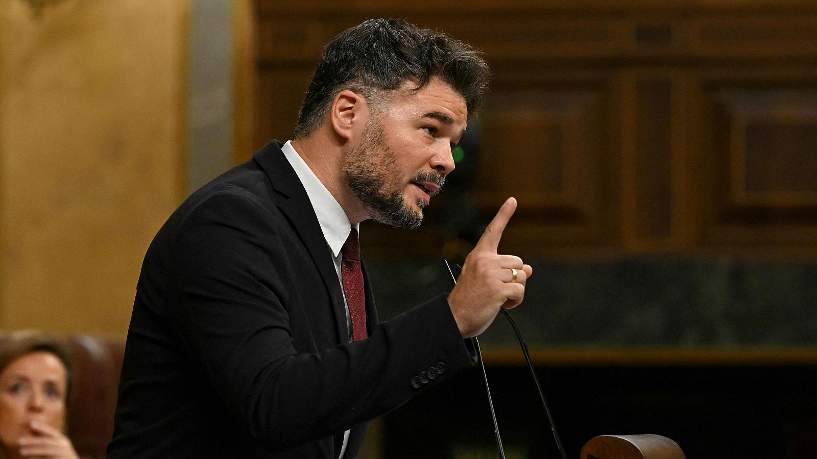 Rufián (ERC), sobre la amnistía: "Es el resultado de todo un independentismo unido" - Informativo 24h | Ver
