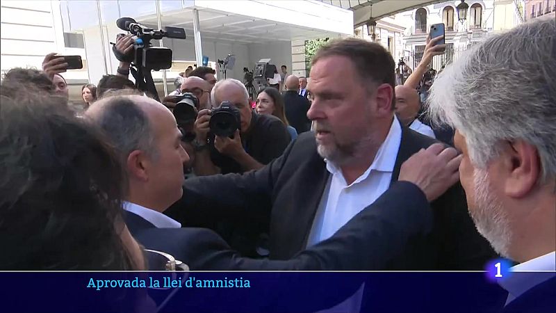 El Congrés aprova de la llei d'amnistia enmig d'un tens debat - L'Informatiu | Veure