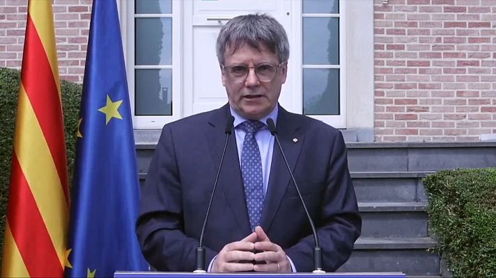 Informativo 24h - Puigdemont asegura que España "corrige un error" con la aprobación de la amnistía