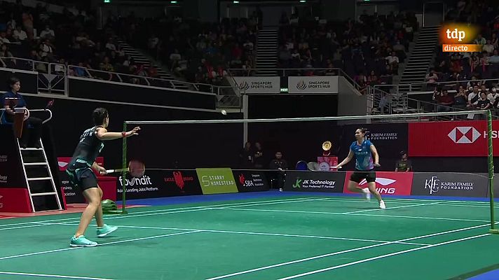 Bádminton - BWF World Tour  Super 750 Open Singapur 1/4 Final: P. Chochuwong - C. Marín