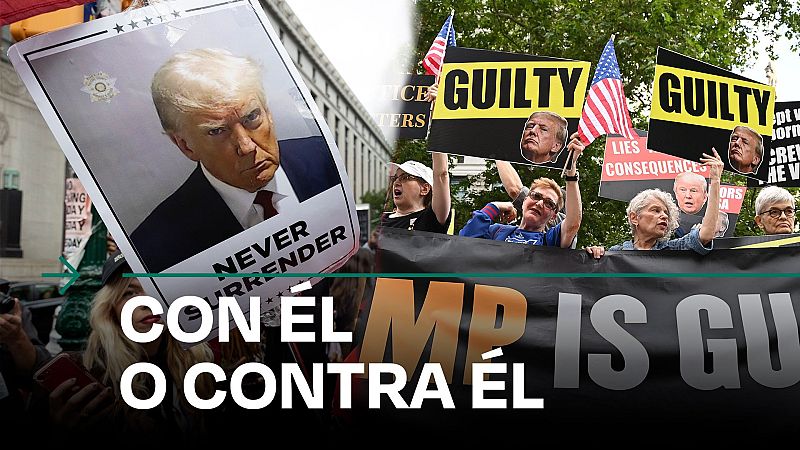 Trump: euforia y rabia entre los estadounidenses tras el veredicto histórico