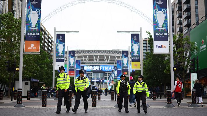 Telediario Fin de Semana - Wembley refuerza su seguridad para evitar incidentes como los vividos en la final de la EURO 2020