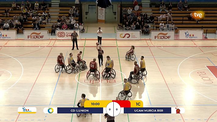 Baloncesto en silla de ruedas - Liga Nacional. Final Four 1ª Semifinal:  CD Ilunion - UCAM Murcia