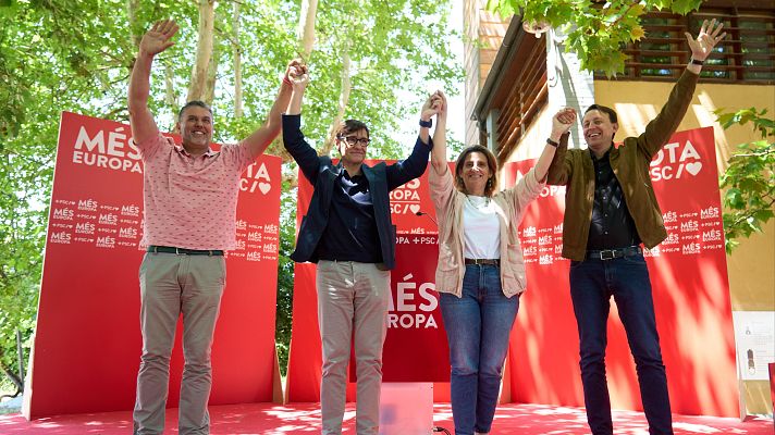 Telediario Fin de Semana - Los partidos llaman a la movilización a una semana de las elecciones europeas