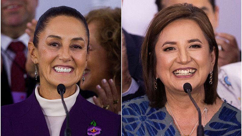 Sheinbaum y Gálvez se disputan la Presidencia de México | Ver