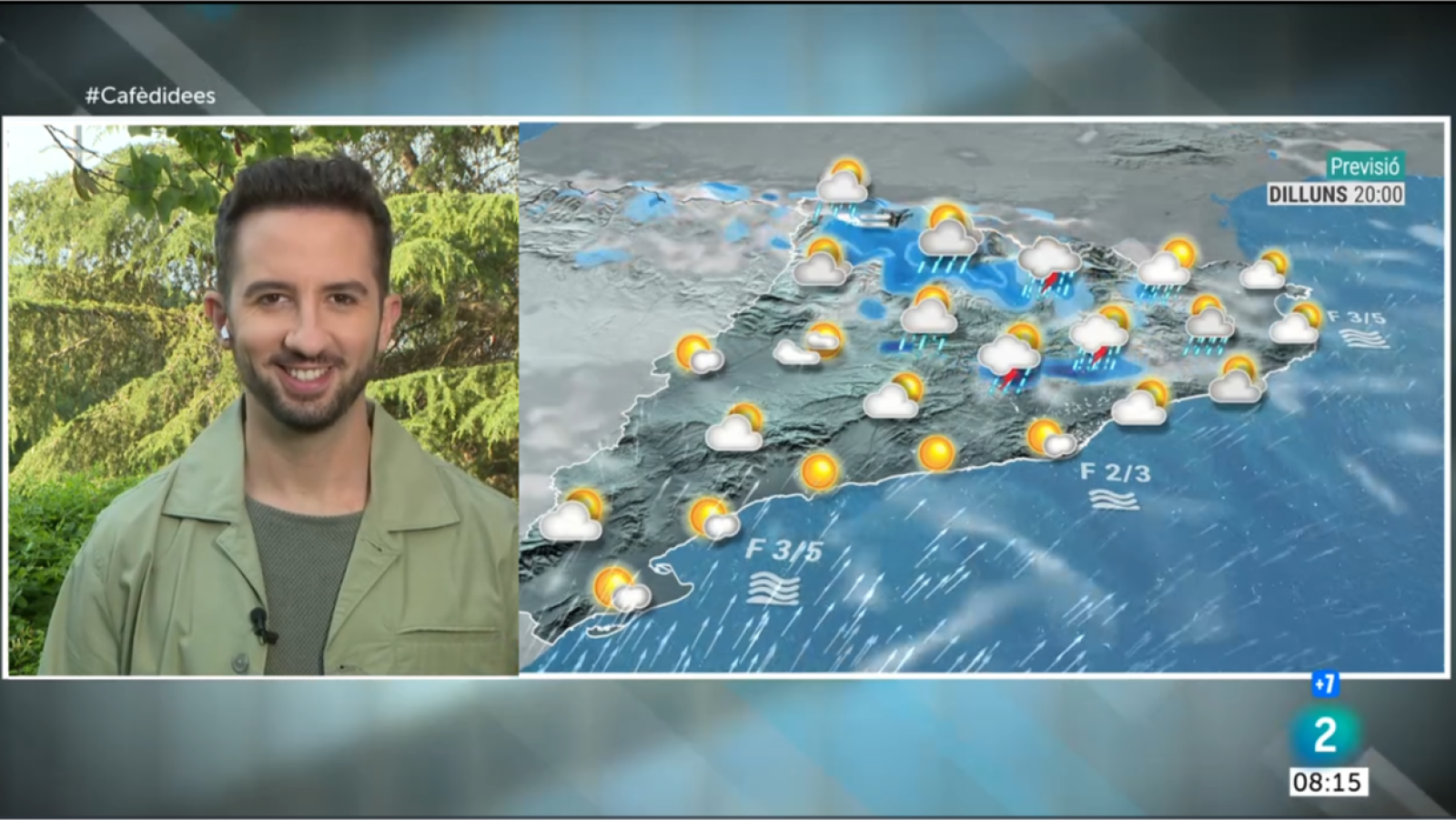 El Temps - Dilluns amb sol, nuvolades i tempestes i més calor a la vista | Veure