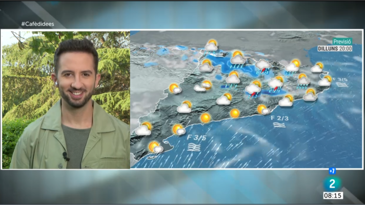El temps - Dilluns amb sol, nuvolades i tempestes i més calor a la vista