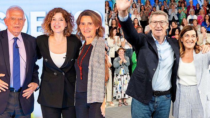 Telediario 1 - Recta final de la campaña de las elecciones europeas