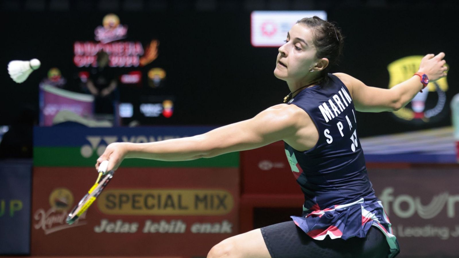 Bádminton - BWF World Tour Super 1000 Indonesian Open. Yi Man Zhang - Carolina Marín - ver ahora