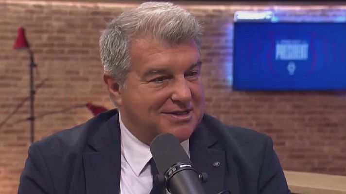 Telediario 1 - Joan Laporta carga contra el Real Madrid por el 'caso Negreira'
