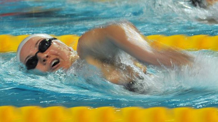 Natación - Oro de Melani Costa en 400 metros libre
